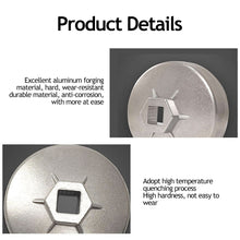 Load image into Gallery viewer, Replacement for Mercedes Benz 74mm 14 Flute Aluminum Oil Filter Wrench Socket Remover Tool Car Accessories