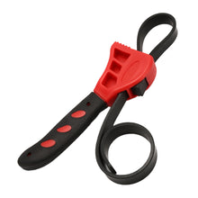 Load image into Gallery viewer, 6/8in Belt Wrench Oil Filter Puller Strap Spanner Chain Wrench Strap Opener Adjustable Strap Opener Cartridge Disassembly Tool