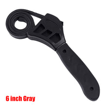 Load image into Gallery viewer, 6/8in Belt Wrench Oil Filter Puller Strap Spanner Chain Wrench Strap Opener Adjustable Strap Opener Cartridge Disassembly Tool