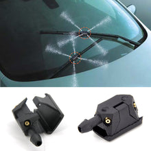 Load image into Gallery viewer, 2Pcs Universal Car Windscreen Washer Wiper Blade Water Spray Jets Nozzles Mounted Onto 8mm 9mm Wiper Arm Adjusted 4 Way Upgrade