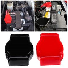 Load image into Gallery viewer, 2Pcs Universal Car Battery Terminal Covers Positive Negative Top Post Cap Protection Insulate Case Battery Wire Connectors Caps