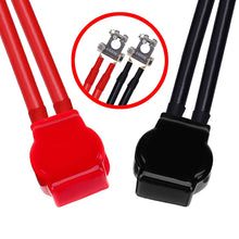 Load image into Gallery viewer, 2Pcs Universal Car Battery Terminal Covers Positive Negative Top Post Cap Protection Insulate Case Battery Wire Connectors Caps