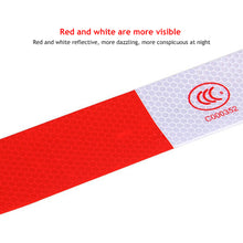 Load image into Gallery viewer, 10Pcs 30x5cm Car Truck Reflective Safety Tape Waterproof Night Warning Light Trailer Reflector Sticker Decal Car Accessories
