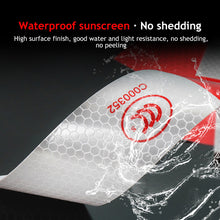 Load image into Gallery viewer, 10Pcs 30x5cm Car Truck Reflective Safety Tape Waterproof Night Warning Light Trailer Reflector Sticker Decal Car Accessories