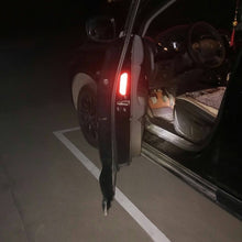Load image into Gallery viewer, 2Pcs Car Reflective Sticker Alarm Warning Reflective Tape Strips Car Door Stickers Decal Night Safety Mark Auto Reflector Stickers