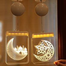 Load image into Gallery viewer, EID Mubarak Night Hanging Light Ramadan Decoration for Home Islam Muslim Party Decor Eid Al Adha Ramadan and Eid Ramadan Kareem