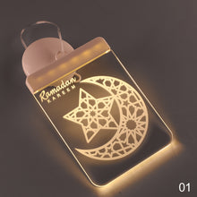 Load image into Gallery viewer, EID Mubarak Night Hanging Light Ramadan Decoration for Home Islam Muslim Party Decor Eid Al Adha Ramadan and Eid Ramadan Kareem