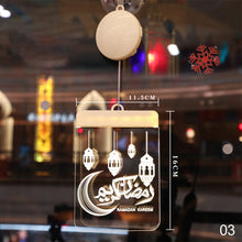 Load image into Gallery viewer, EID Mubarak Night Hanging Light Ramadan Decoration for Home Islam Muslim Party Decor Eid Al Adha Ramadan and Eid Ramadan Kareem