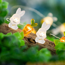 Load image into Gallery viewer, Easter LED Bunny String Lights Easter Decoration For Home Carrot Rabbit Fairy Light Supplies Happy Easter Gifts Party Favor