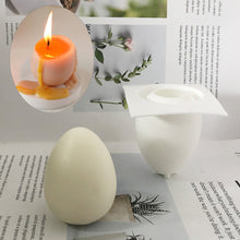 Load image into Gallery viewer, 3D Egg Candle Silicone Mold DIY Mousse Chocolate Cake Craft Baking Tool Easter Simulation Egg Resin Mold Home Decor