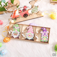 Load image into Gallery viewer, Easter Wooden Decoration DIY Eggs Bunny Pendant Hanging Ornaments Easter Decorations For Home Easter Supplies