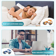 Load image into Gallery viewer, Noise Reduction Silicone Soundproof Filter Ear Plugs Sleep Professional Ears Earplug Soft Anti-Noise Sponge Sleeping Earplugs