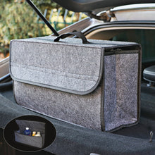 Load image into Gallery viewer, Anti Slip Compartment Boot Storage Organizer Tool Storage Bag Car Trunk Organizer Soft Felt Storage Box Accessories
