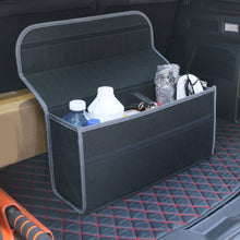 Load image into Gallery viewer, Anti Slip Compartment Boot Storage Organizer Tool Storage Bag Car Trunk Organizer Soft Felt Storage Box Accessories