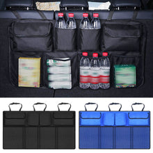 Load image into Gallery viewer, Universal Car Trunk Organizer Adjustable Seat Storage Bag Net High Capacity Multi-use Oxford Automobile