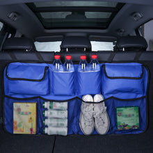 Load image into Gallery viewer, Universal Car Trunk Organizer Adjustable Seat Storage Bag Net High Capacity Multi-use Oxford Automobile