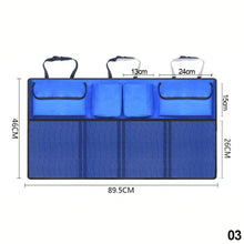 Load image into Gallery viewer, Universal Car Trunk Organizer Adjustable Seat Storage Bag Net High Capacity Multi-use Oxford Automobile