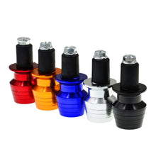 Load image into Gallery viewer, CNC Aluminum 2Pcs Motorcycle Handlebar Grips Bar End Cap Plugs Slider for Motorbike Handle