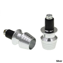 Load image into Gallery viewer, CNC Aluminum 2Pcs Motorcycle Handlebar Grips Bar End Cap Plugs Slider for Motorbike Handle