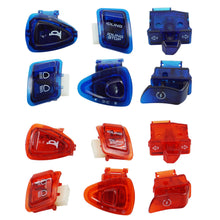 Load image into Gallery viewer, 6Pcs Motorcycle Head Light Horn Dimmer Turn Starter Single Switch Button For GY6 50cc 125cc 150cc ATV Moped Scooter