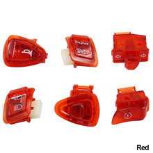 Load image into Gallery viewer, 6Pcs Motorcycle Head Light Horn Dimmer Turn Starter Single Switch Button For GY6 50cc 125cc 150cc ATV Moped Scooter