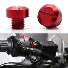 Load image into Gallery viewer, 2Pcs Motorcycle M10 CNC Aluminum M8 Rear View Mirror Hole Plugs Screws Rearview Mirror Anti-Rust Holder