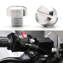 Load image into Gallery viewer, 2Pcs Motorcycle M10 CNC Aluminum M8 Rear View Mirror Hole Plugs Screws Rearview Mirror Anti-Rust Holder