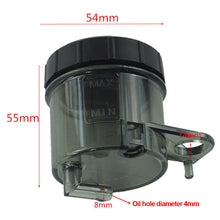 Load image into Gallery viewer, Transparent Motorcycle Brake Master Cylinder Brake Fluid Reservoir Motorcycle Brake Oil Tank Motorcycle Upper Pump Oil Cup