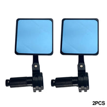 Load image into Gallery viewer, Pair Universal CNC Motorcycle Handlebar Bar End Rearview Rear View Side Mirrors Scooter Convex Glass 16-18mm
