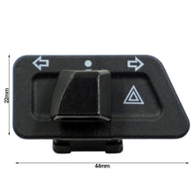 Load image into Gallery viewer, Motorcycle Modified 3 Pin Double Flash Light Turn Signal Starter Switch Button for Scooter GY6 Switches 50cc 125cc 150cc