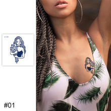Load image into Gallery viewer, Small Fresh Tattoo Sticker Waterproof Long Lasting Tattoo Sticker Temporary Body Art Tattoo for Men Women