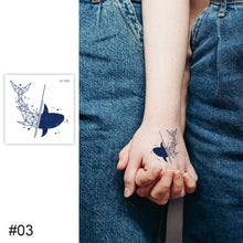 Load image into Gallery viewer, Small Fresh Tattoo Sticker Waterproof Long Lasting Tattoo Sticker Temporary Body Art Tattoo for Men Women