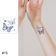 Load image into Gallery viewer, Small Fresh Tattoo Sticker Waterproof Long Lasting Tattoo Sticker Temporary Body Art Tattoo for Men Women