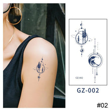 Load image into Gallery viewer, Small Fresh Herbal Tattoo Sticker Waterproof Long Lasting Tattoo Sticker Temporary Body Art Tattoo for Women Men