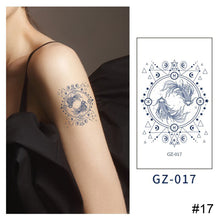 Load image into Gallery viewer, Small Fresh Herbal Tattoo Sticker Waterproof Long Lasting Tattoo Sticker Temporary Body Art Tattoo for Women Men