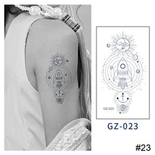 Load image into Gallery viewer, Small Fresh Herbal Tattoo Sticker Waterproof Long Lasting Tattoo Sticker Temporary Body Art Tattoo for Women Men