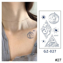 Load image into Gallery viewer, Small Fresh Herbal Tattoo Sticker Waterproof Long Lasting Tattoo Sticker Temporary Body Art Tattoo for Women Men
