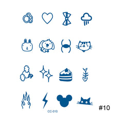 Load image into Gallery viewer, Small Pattern Herbal Tattoo Sticker Finger Cochlear Tattoo Sticker Waterproof Long Lasting Body Art Tattoo