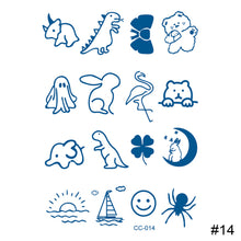 Load image into Gallery viewer, Small Pattern Herbal Tattoo Sticker Finger Cochlear Tattoo Sticker Waterproof Long Lasting Body Art Tattoo