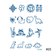 Load image into Gallery viewer, Small Pattern Herbal Tattoo Sticker Finger Cochlear Tattoo Sticker Waterproof Long Lasting Body Art Tattoo
