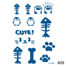 Load image into Gallery viewer, Small Pattern Herbal Tattoo Sticker Finger Cochlear Tattoo Sticker Waterproof Long Lasting Body Art Tattoo