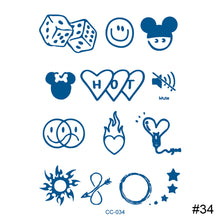 Load image into Gallery viewer, Small Pattern Herbal Tattoo Sticker Finger Cochlear Tattoo Sticker Waterproof Long Lasting Body Art Tattoo