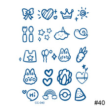 Load image into Gallery viewer, Small Pattern Herbal Tattoo Sticker Finger Cochlear Tattoo Sticker Waterproof Long Lasting Body Art Tattoo