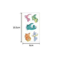 Load image into Gallery viewer, Cartoon Dinosaur Tattoo Sticker Cute Funny Waterproof Sweatproof Tattoo Sticker Temporary Body Art Tattoo for Boys