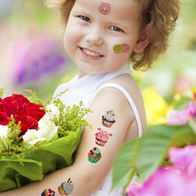 Load image into Gallery viewer, Children Cute Dessert Ice Cream Tattoo Sticker Waterproof Sweatproof Funny Tattoo Sticker Temporary Body Art Tattoo