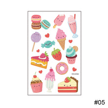 Load image into Gallery viewer, Children Cute Dessert Ice Cream Tattoo Sticker Waterproof Sweatproof Funny Tattoo Sticker Temporary Body Art Tattoo