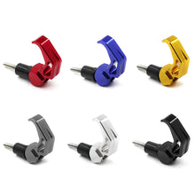 Load image into Gallery viewer, CNC Aluminum Motorcycle Helmet Hook Holder Cargo Hook Hook Luggage Bag Hanger Helmet Claw Accessories