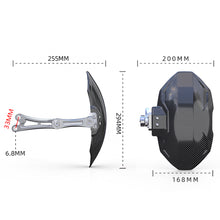 Load image into Gallery viewer, Universal Motorcycle Mudguard Rear Fender Extension Splash Pad CNC Aluminum Bracket Accessories For Monkey M3 M5 Maverick U1 N1s