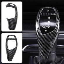 Load image into Gallery viewer, Car Carbon Fiber Texture Gear Shift Panel Frame Gear Knob Cover Head Trim for BMW F30 F10 F15 F07 F20 F21 F22 F32 F34 F35 5GT