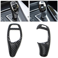 Load image into Gallery viewer, Car Carbon Fiber Texture Gear Shift Panel Frame Gear Knob Cover Head Trim for BMW F30 F10 F15 F07 F20 F21 F22 F32 F34 F35 5GT